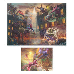 Rompecabezas Marvel Spider-Man vs Villanos Thomas Kinkade 1000 Piezas