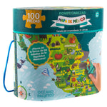 Rompecabezas Gigante para Niños del Mapa de México 100 Pzas - Novelty Corp.